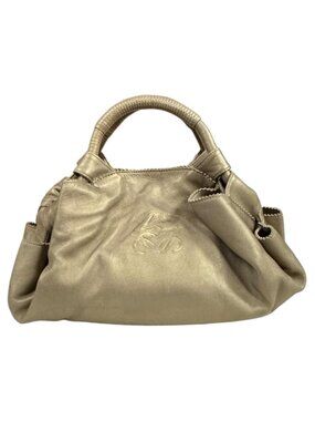 Loewe Nappa Aire Handbag Leather Gold